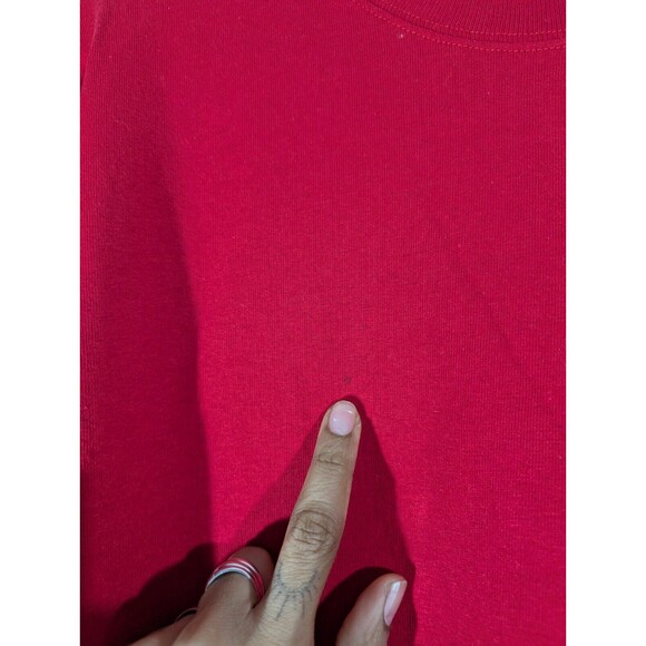 Carhartt Shirt Men Size M Red Short Sleeve Casual Crewneck Workwear Cotton Tee - Picture 3 of 8